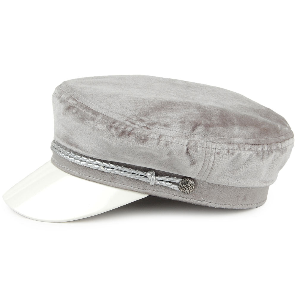 Brixton Hats Ashland Fiddler Cap - Silver