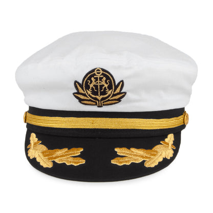 Village Hats Yacht Captain's Hat - White