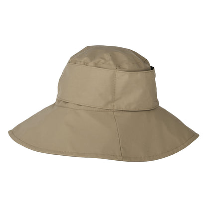 Whiteley Hats Water Resistant Rain Hat with Buckle - Sand