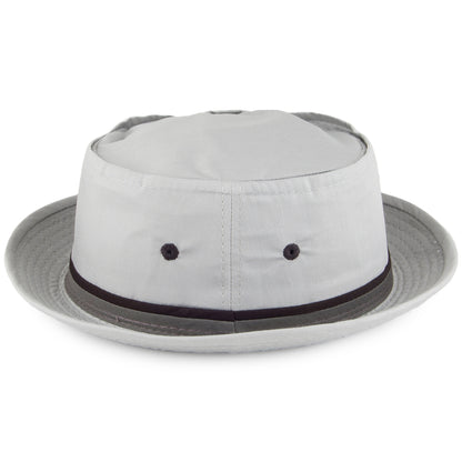 Dorfman Pacific Hats Packable Bucket Hat - Light Grey