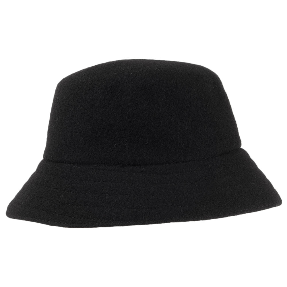Kangol Lahinch Wool Bucket Hat - Black