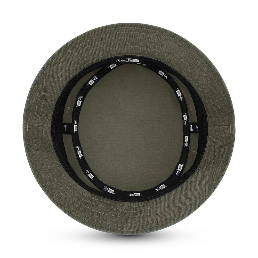 New Era Essential Cotton Bucket Hat - Olive