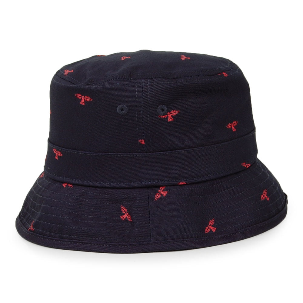 Barbour Hats Burnham Cotton Bucket Hat - Navy Blue