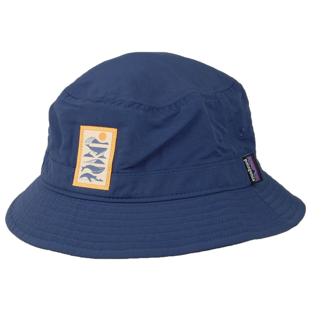 Patagonia Hats Wavefarer Water Repellent Bucket Hat - Blue