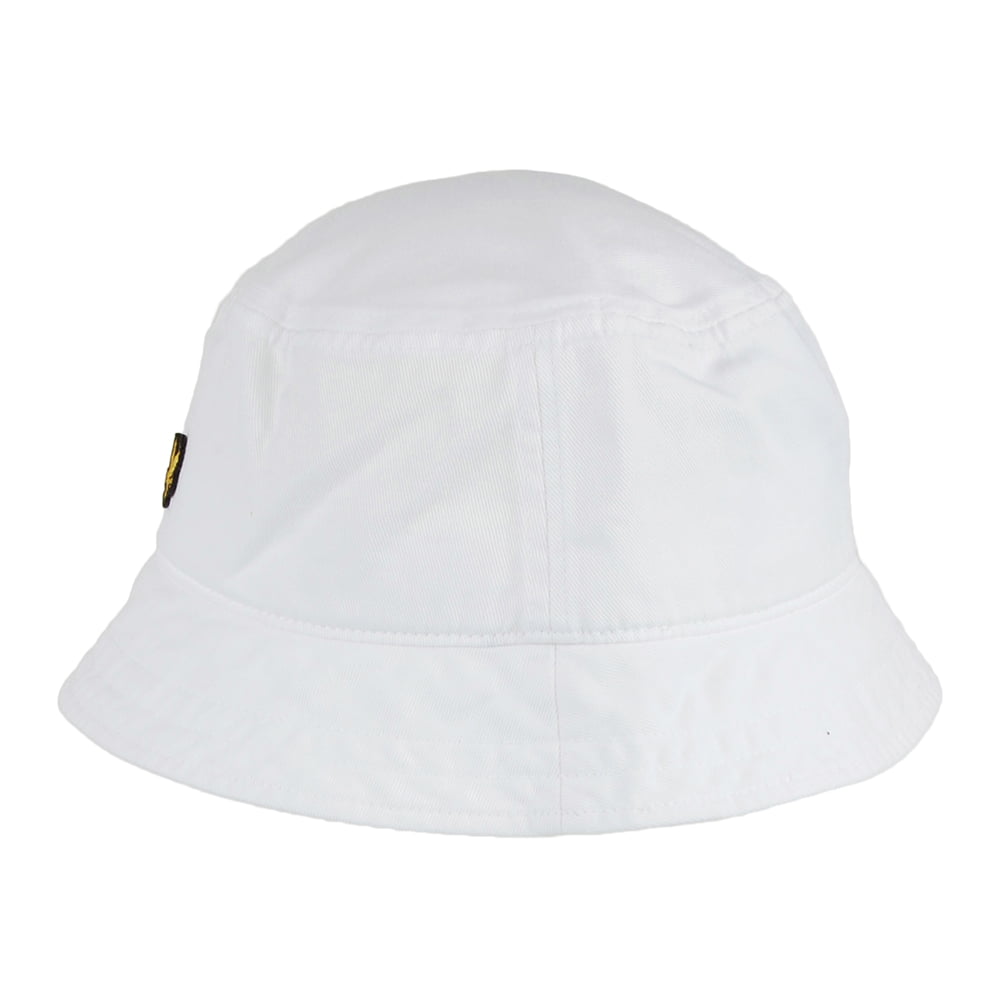 Lyle & Scott Hats Cotton Twill Bucket Hat - White