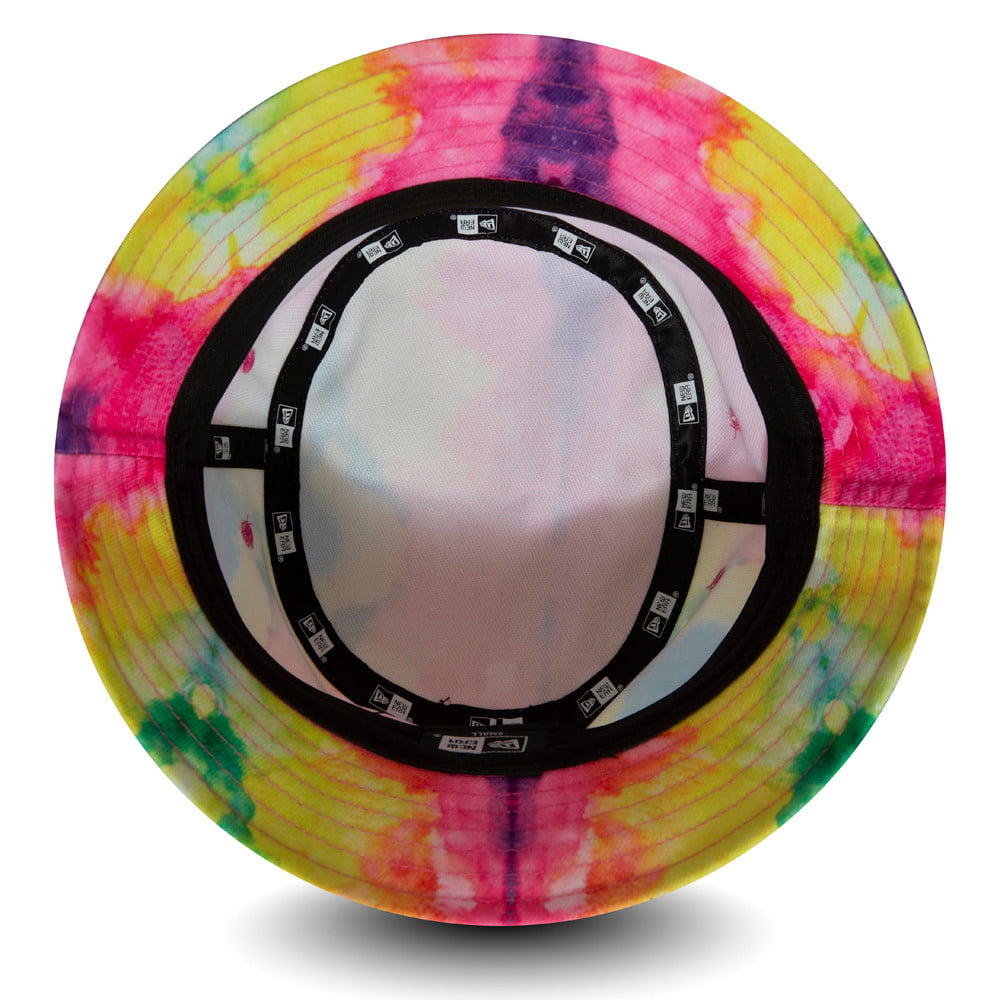New Era Tie Dye Bucket Hat - Pink-Purple