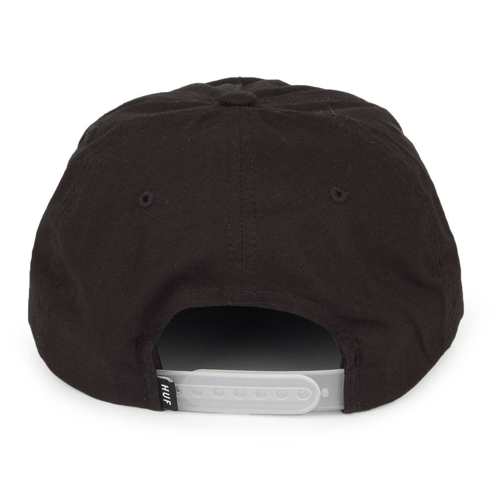 HUF Horizon Ripstop Snapback Cap - Black