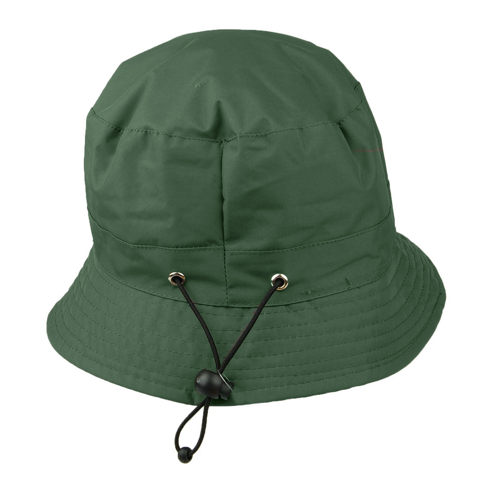 Whiteley Hats Water Resistant Rain Bucket Hat - Olive