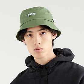 Levi's Hats Vintage Modern Logo Bucket Hat - Green