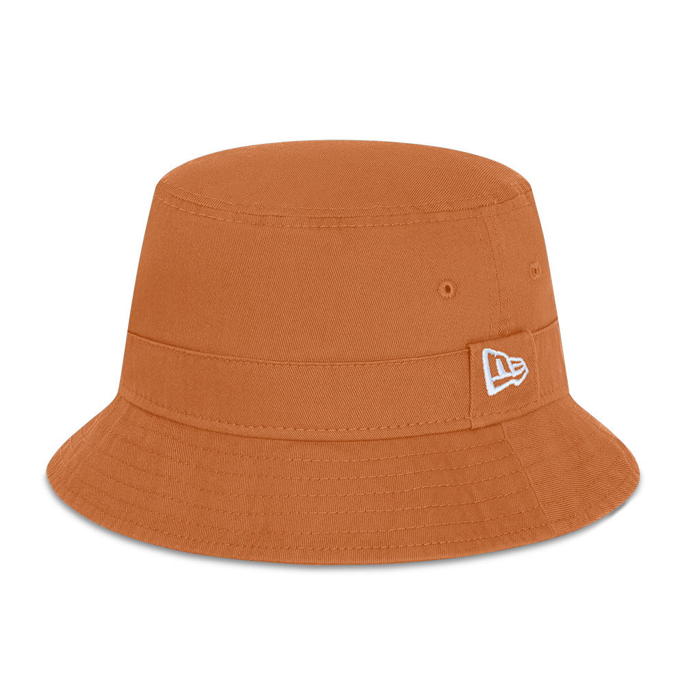 New Era Essential Cotton Bucket Hat - Toffee