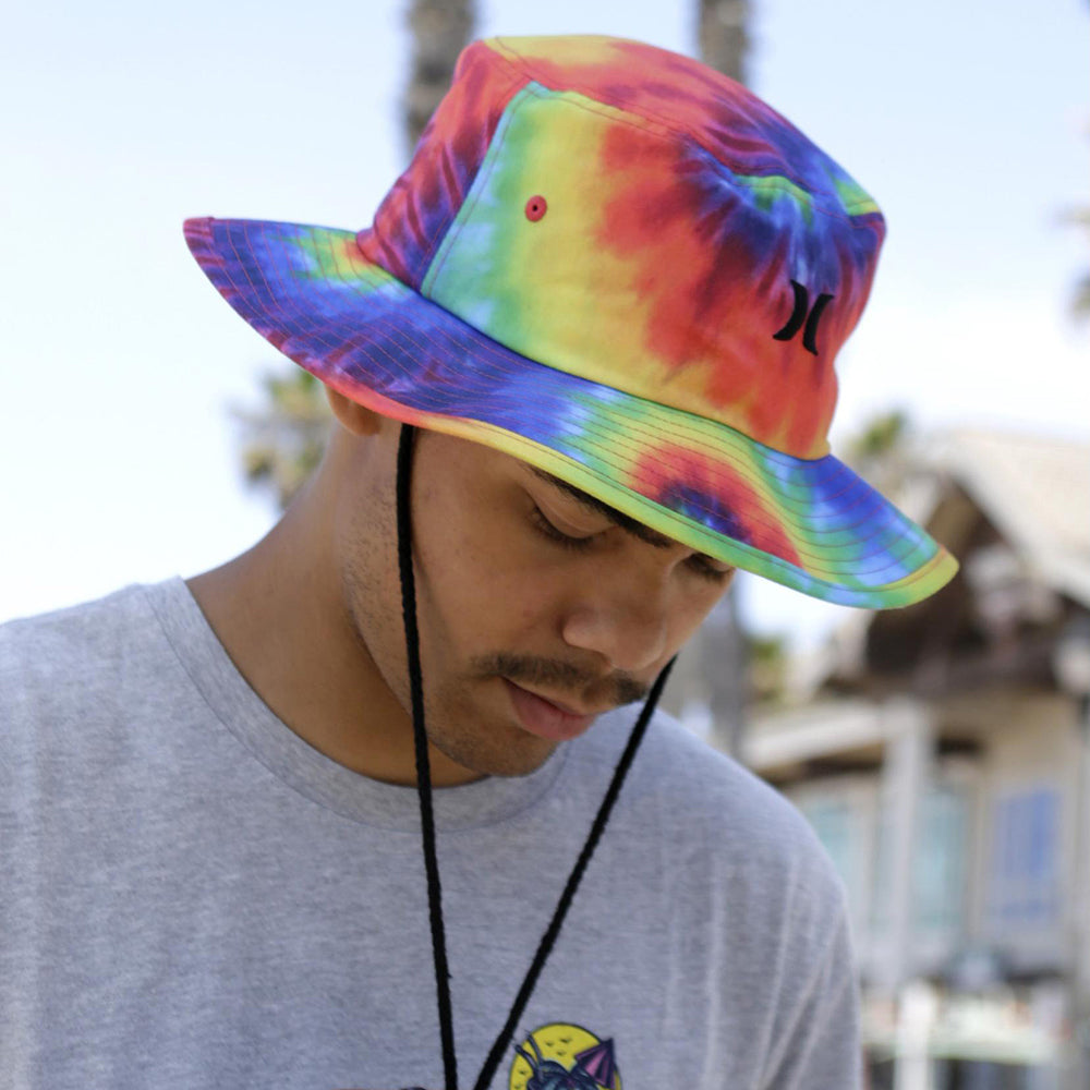 Hurley Hats Pride Tie Dye Boonie Hat - Multi-Coloured