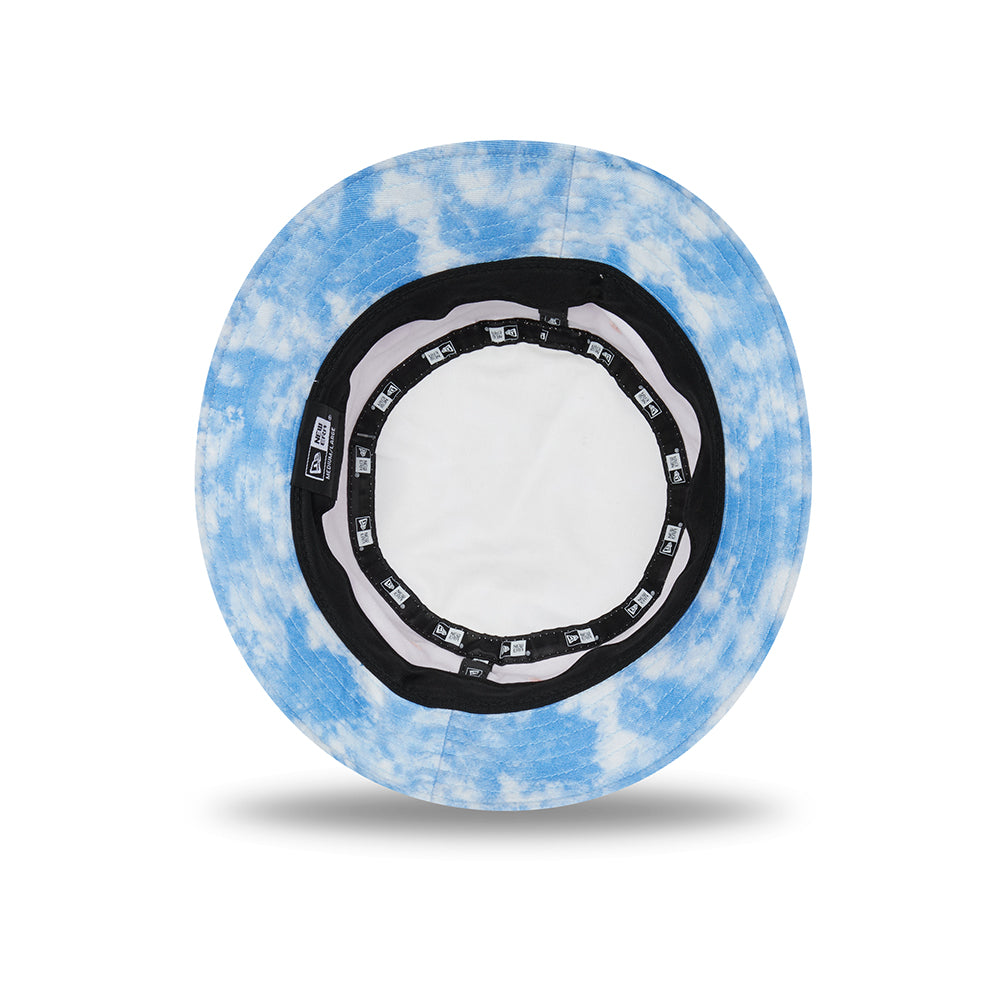 New Era Womens Tapered Bucket Hat - Tie Dye - Blue-Pink-Yellow