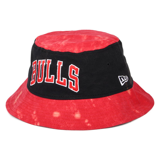 New Era Chicago Bulls Bucket Hat - NBA Washed Pack - Red-Black