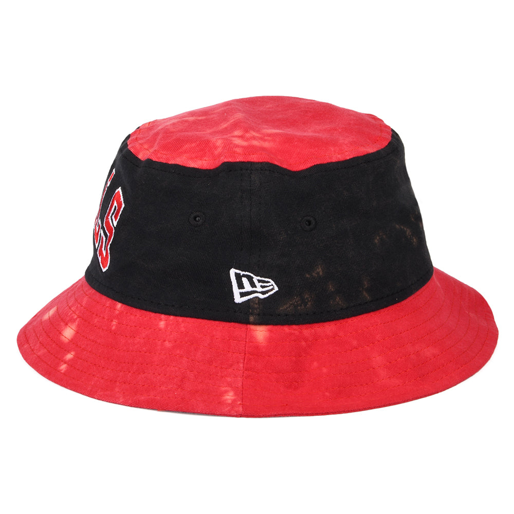 New Era Chicago Bulls Bucket Hat - NBA Washed Pack - Red-Black