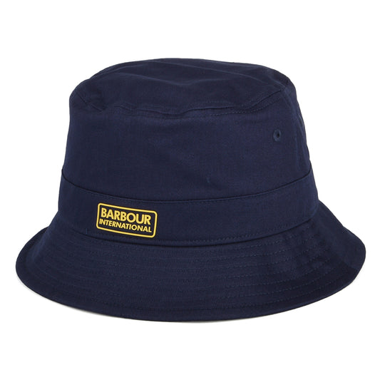 Barbour International Norton Drill Cotton Bucket Hat - Navy Blue
