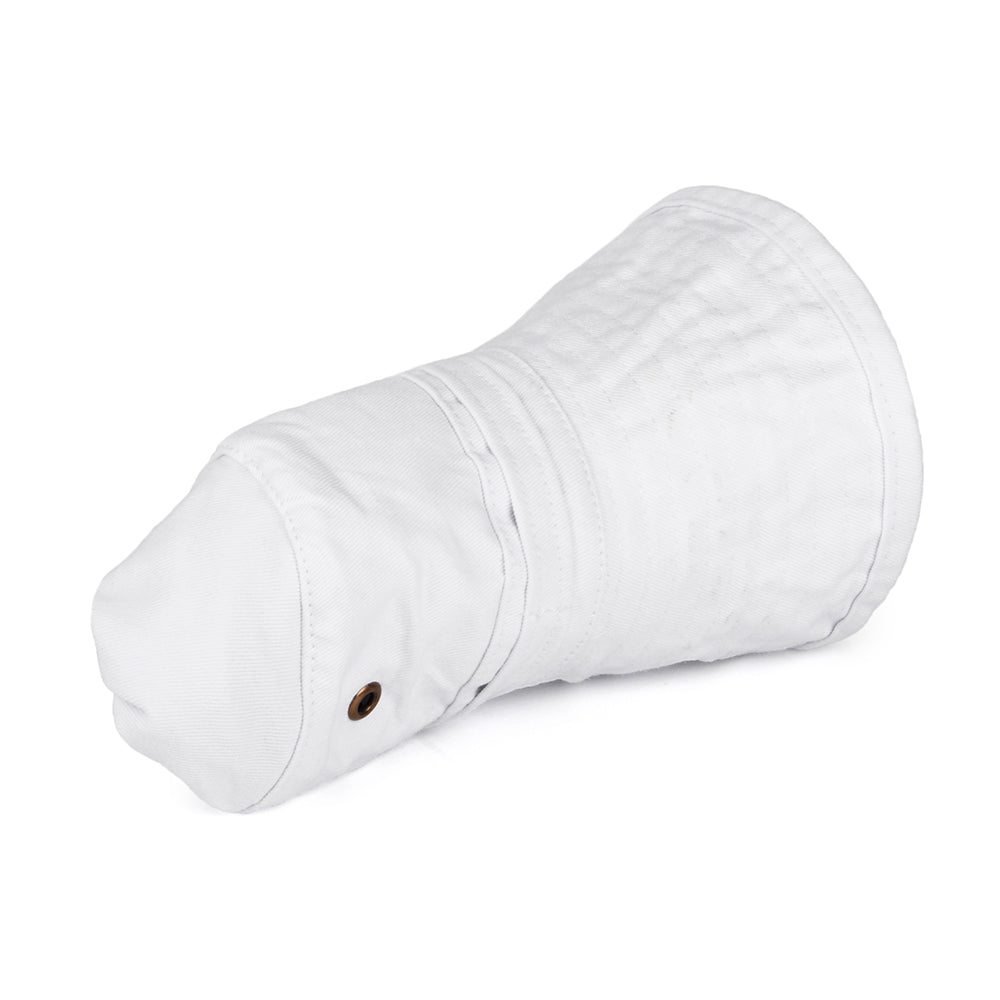 Jaxon & James Packable Cotton Boonie Hat - White