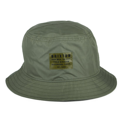 Brixton Hats Vintage Packable Nylon Bucket Hat - Olive