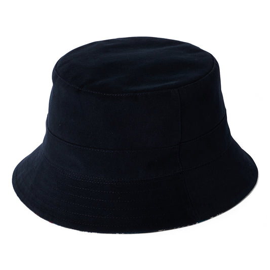 Failsworth Hats Reversible Cotton Bucket Hat - Dark Navy