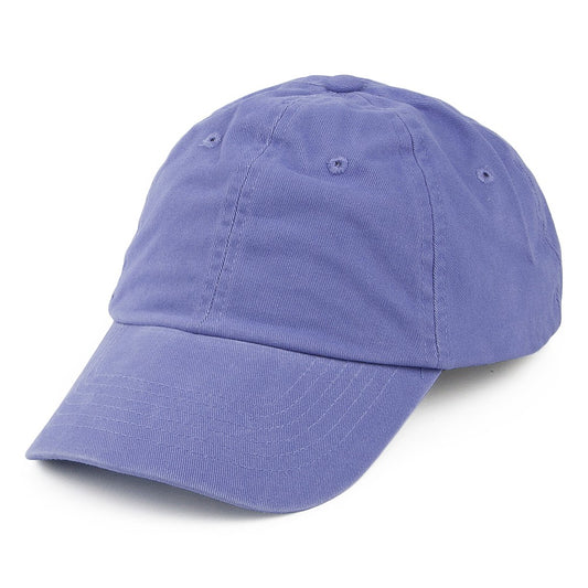 Washed Cotton Baseball Cap - Violet