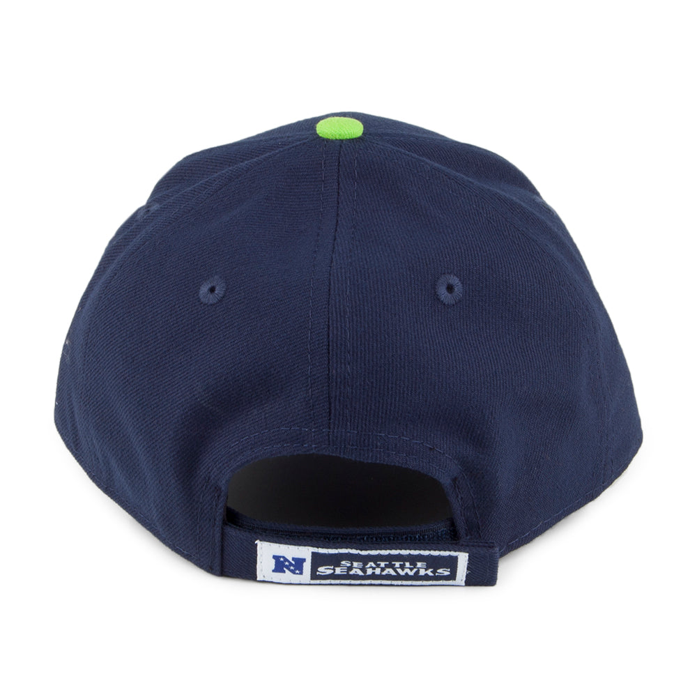 New Era 9FORTY Seattle Seahawks Baseball Cap - NFL The League - Navy Blue