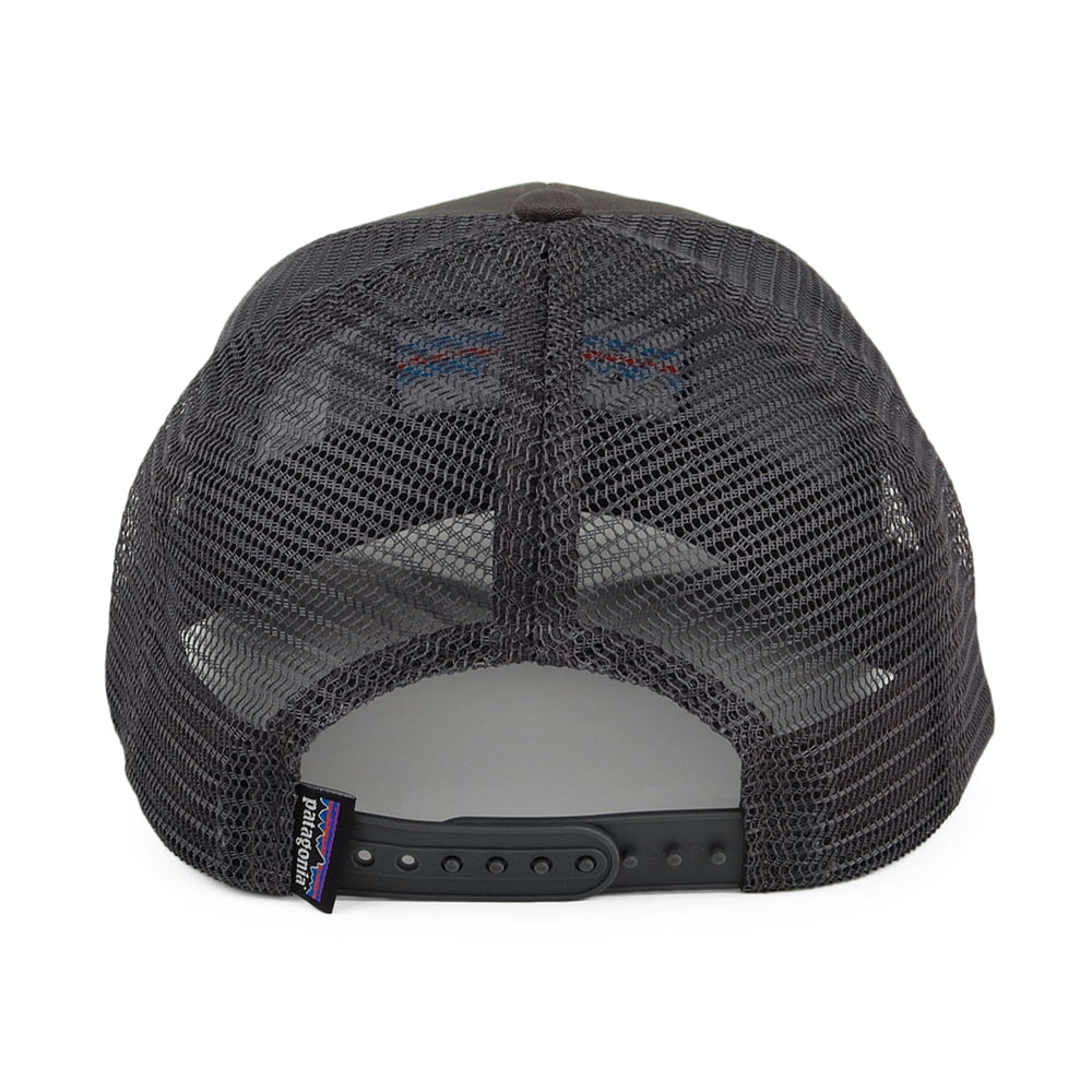 Patagonia Hats P-6 Logo Organic Cotton Trucker Cap - Grey