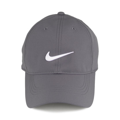 Nike Golf Hats Legacy 91 Tech Baseball Cap - Grey with White logo
