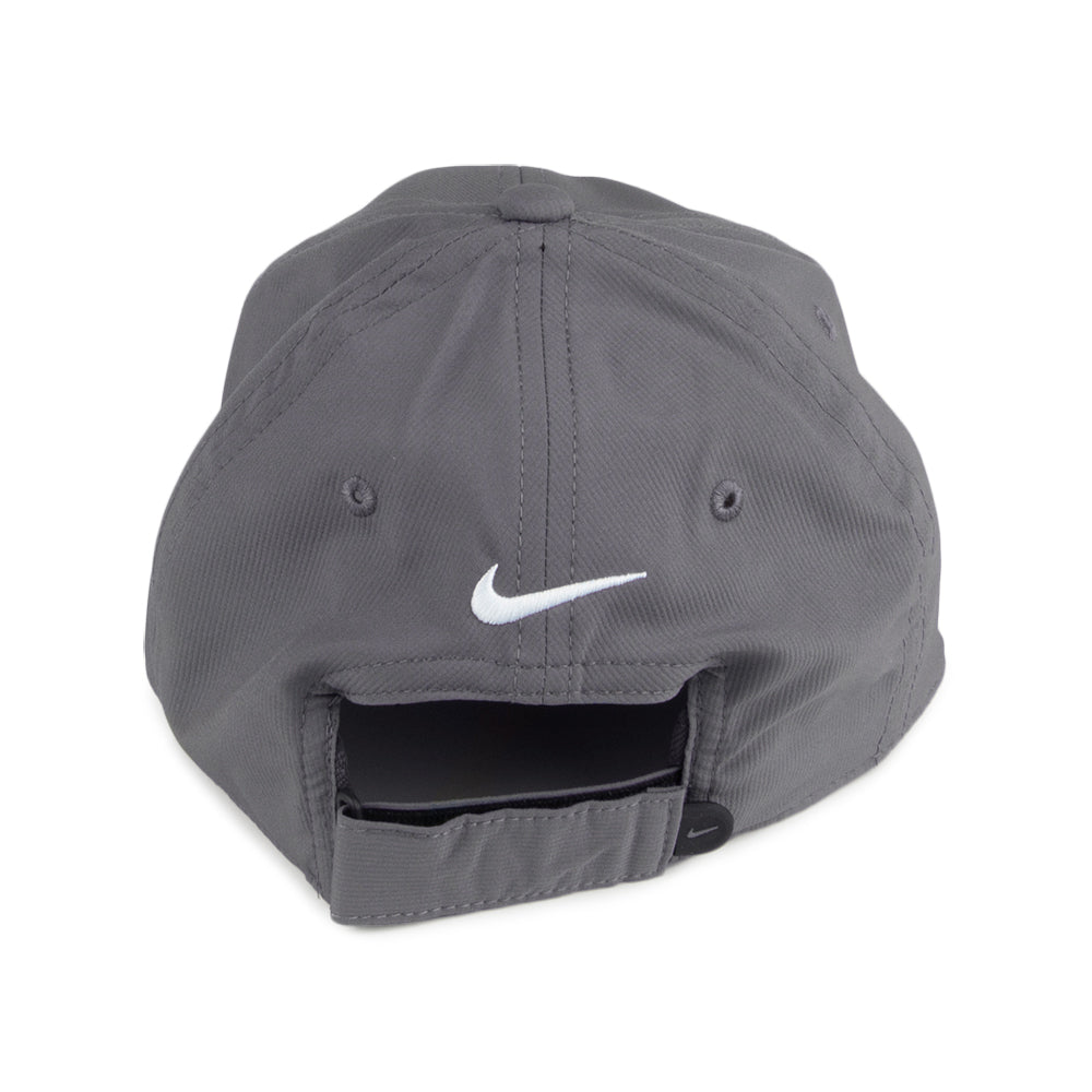 Nike Golf Hats Legacy 91 Tech Baseball Cap - Grey with White logo