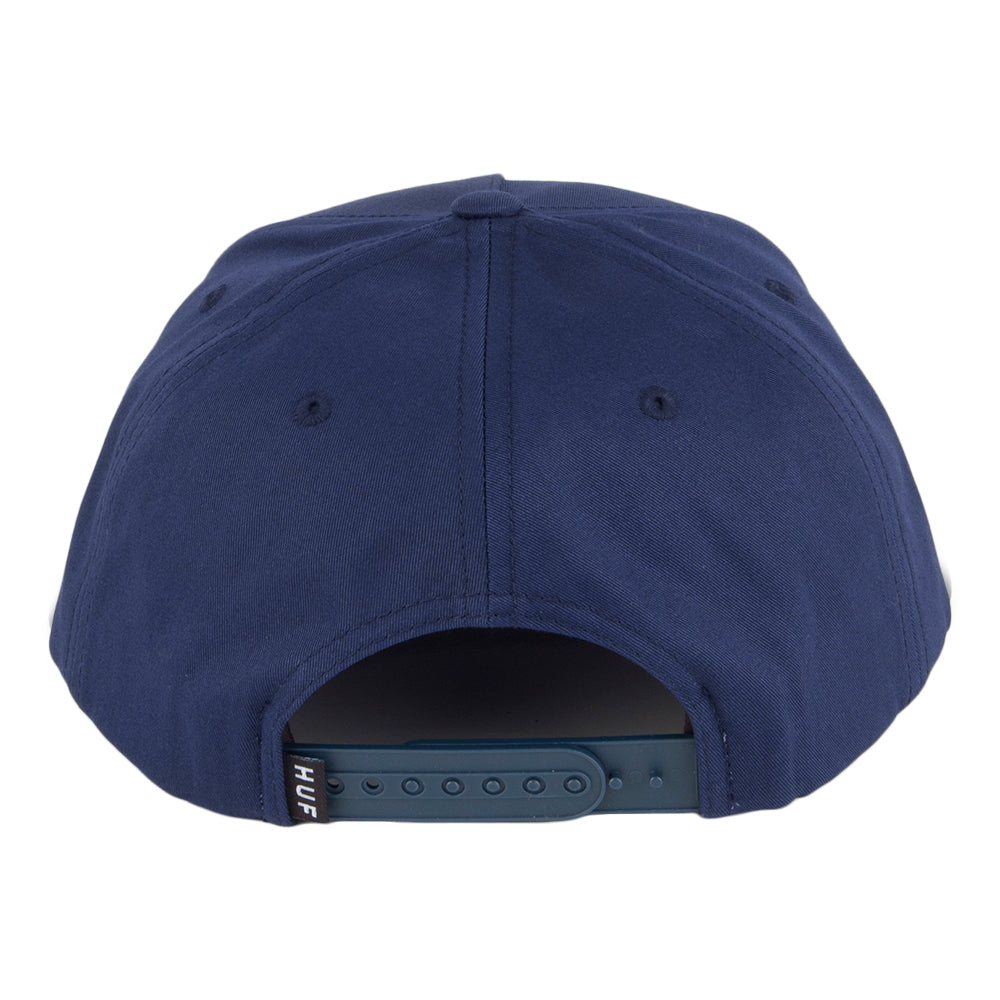HUF Triple Triangle Snapback Cap - Navy