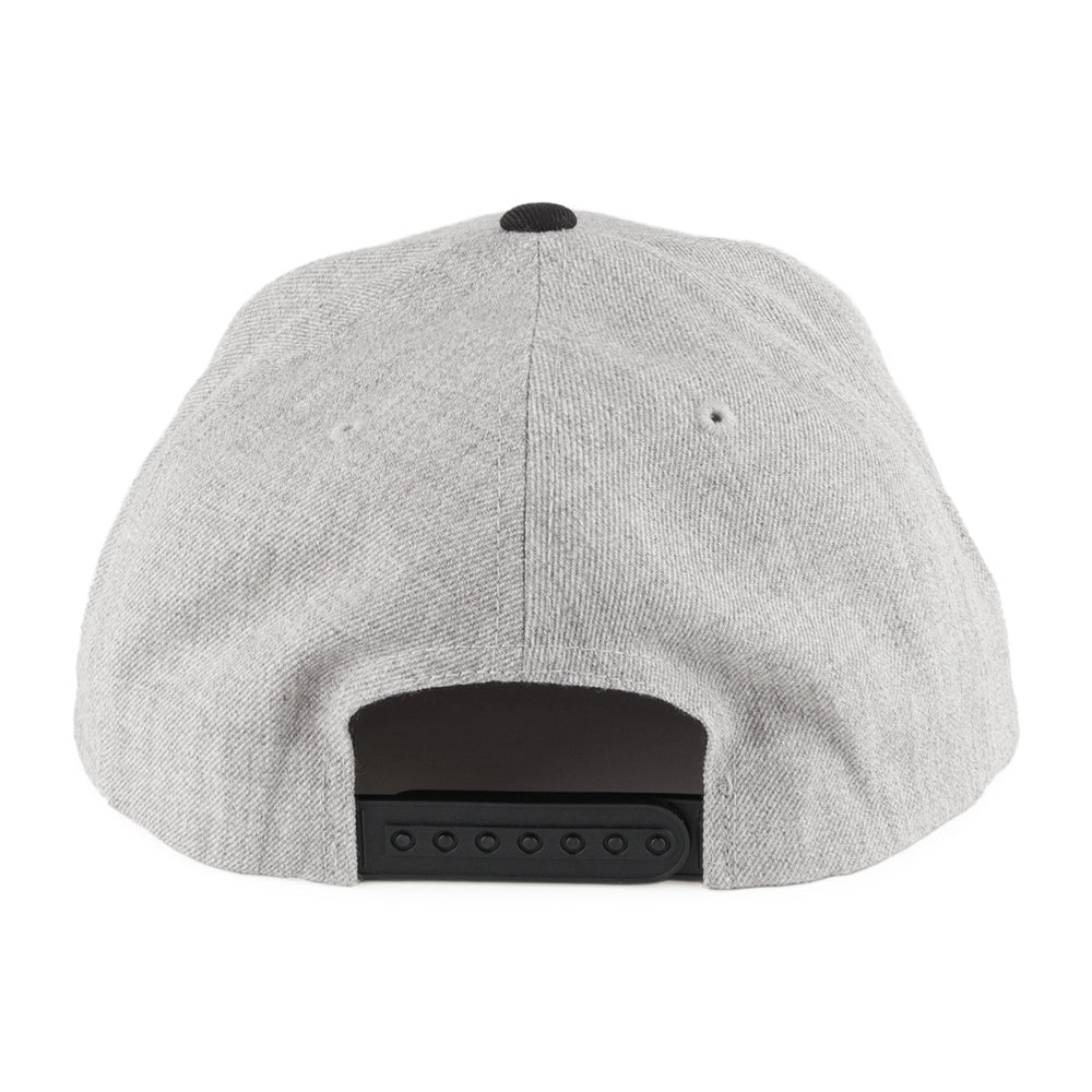 Brixton Hats Wheeler Snapback Cap - Grey-Black