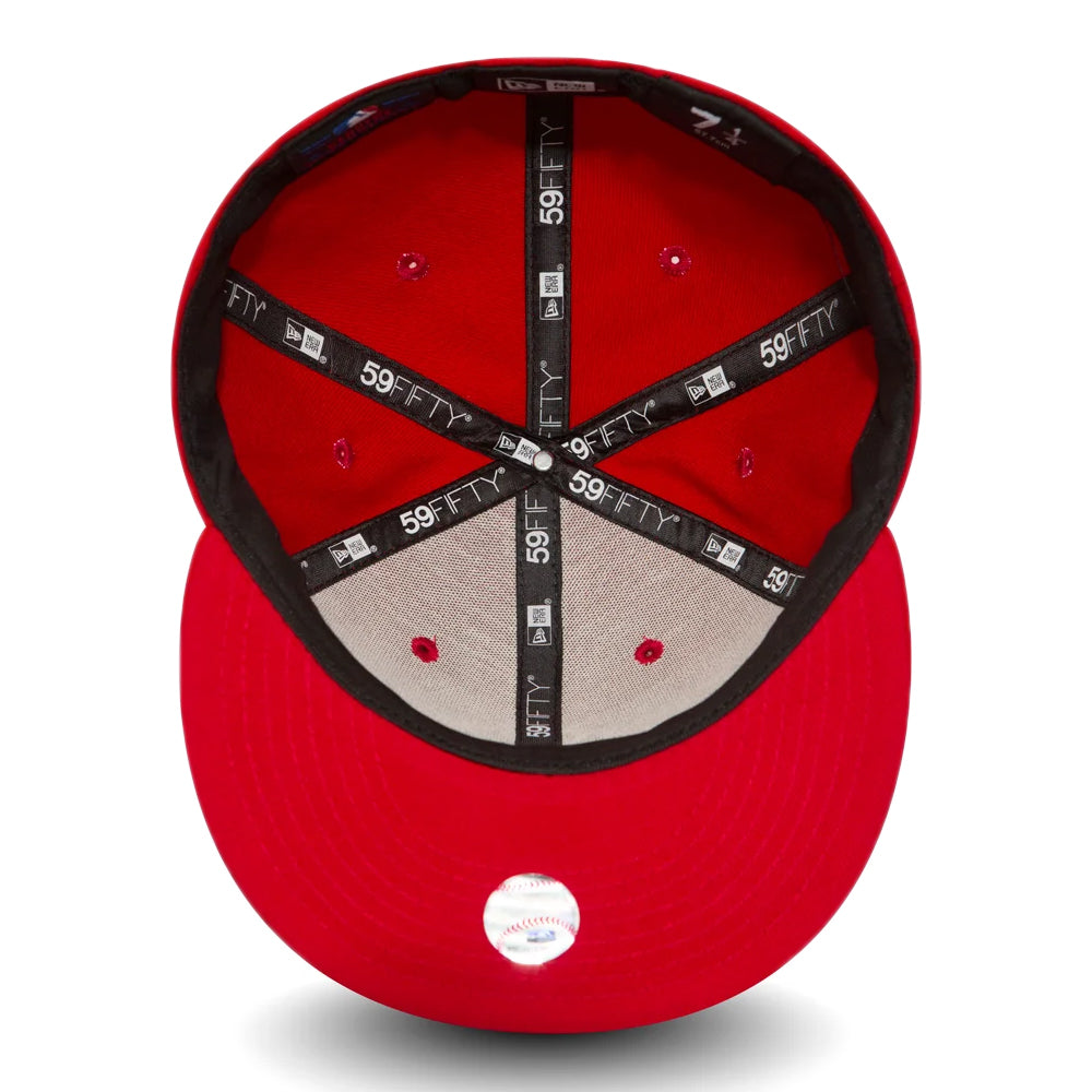 New Era 59FIFTY New York Yankees Baseball Cap - MLB League Essential - Red-White