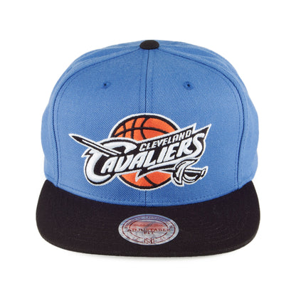 Mitchell & Ness Cleveland Cavaliers Snapback Cap - Current Throwback - Blue-Black