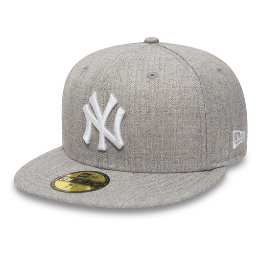 New Era 59FIFTY New York Yankees Baseball Cap - MLB League Essential - Heather Grey