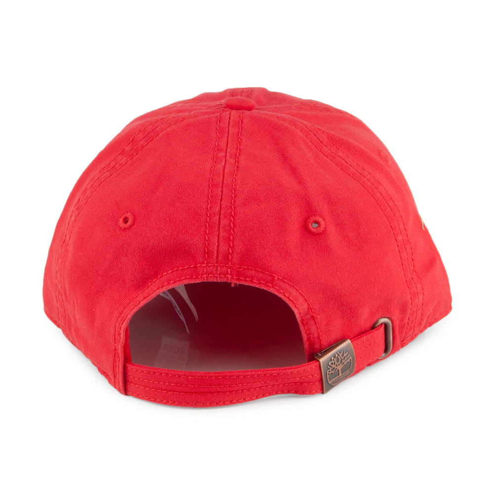 Timberland Hats Soundview Cotton Canvas Baseball Cap - Red