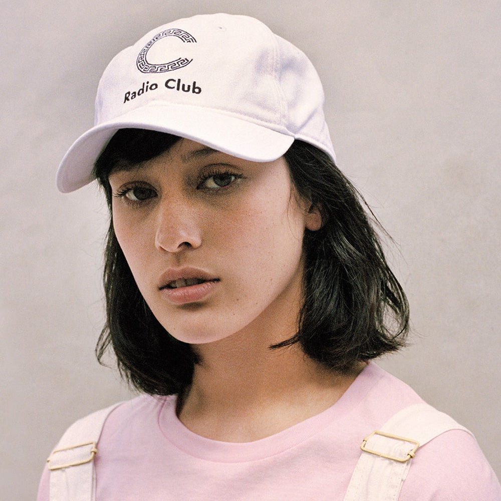 Carhartt WIP Hats Radio Club Logo Baseball Cap - Light Pink