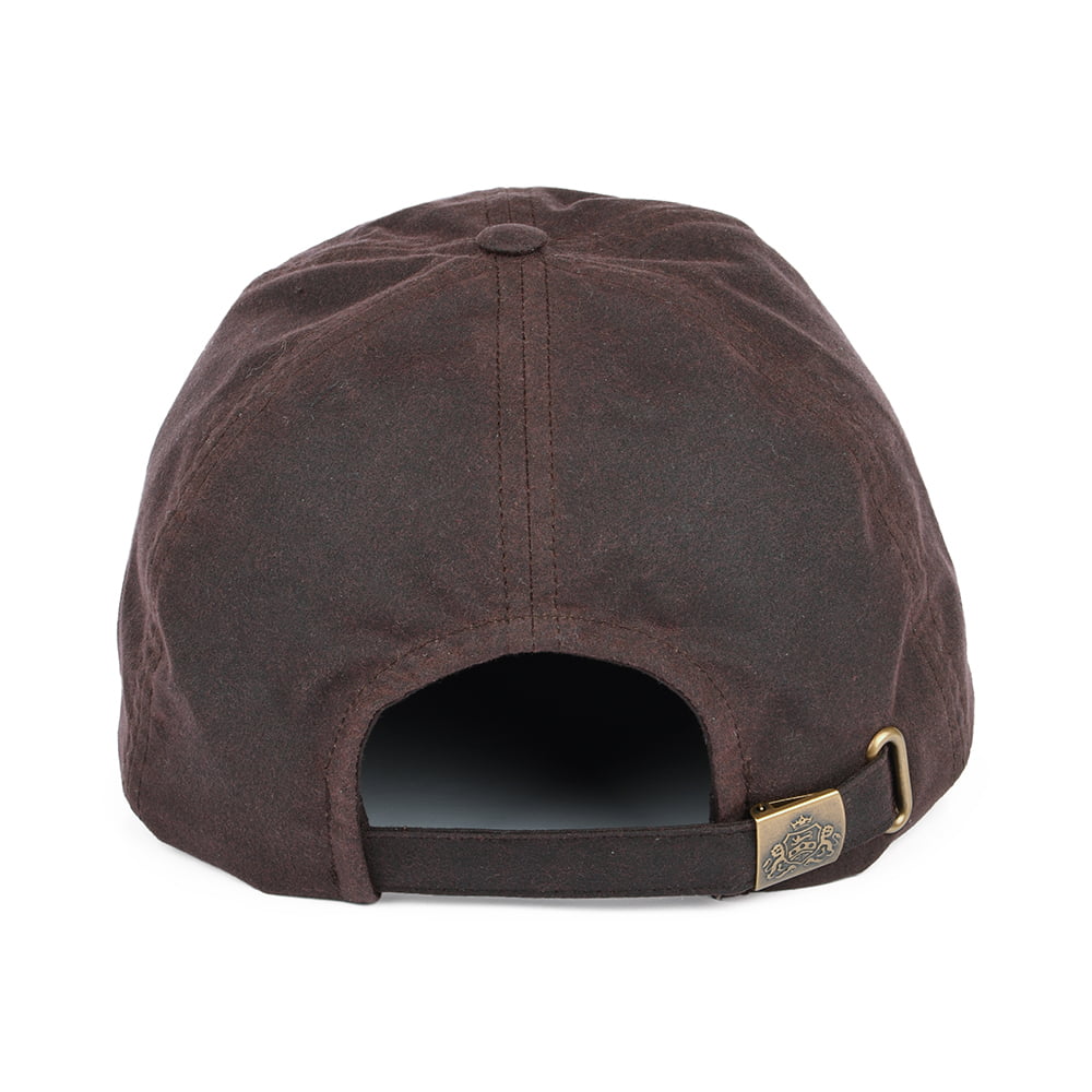 Failsworth Hats British Waxed Cotton Baseball Cap - Brown