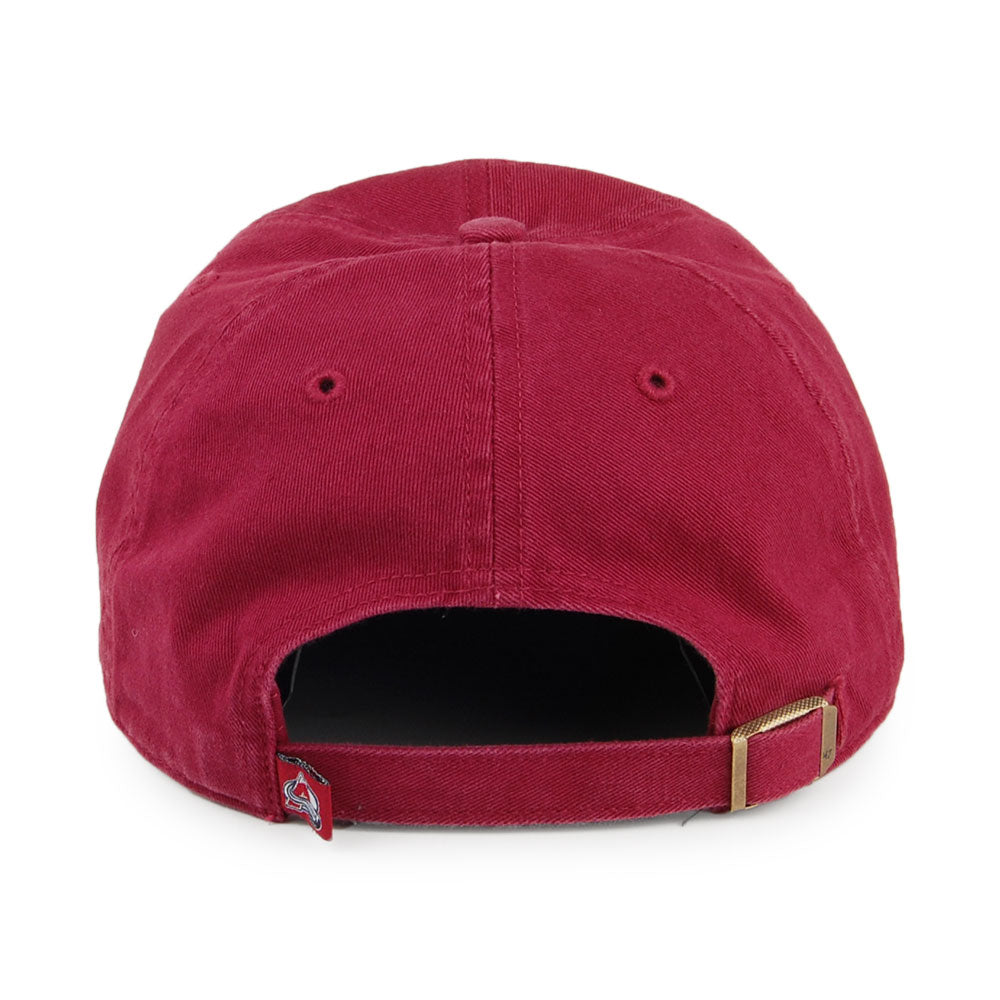 47 Brand Colorado Avalanche Baseball Cap - NHL Clean Up - Cardinal