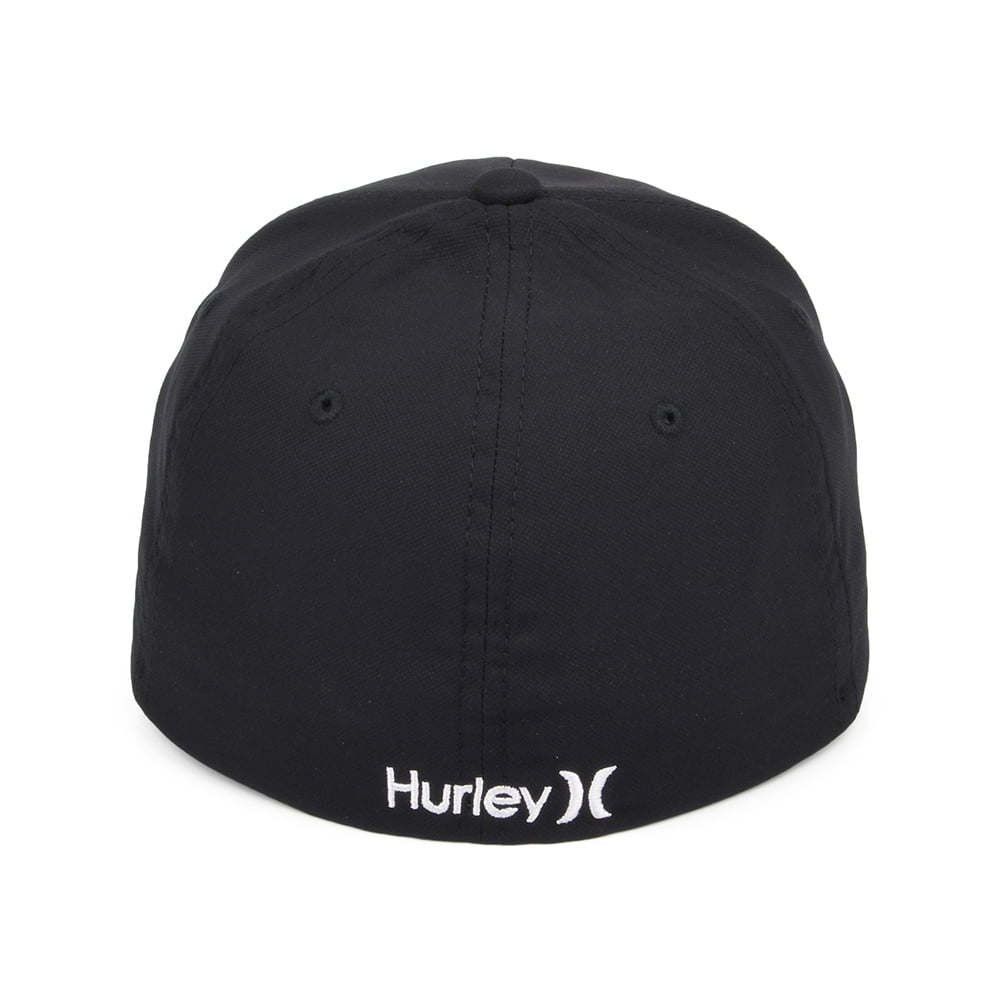 Hurley Hats H2O-Dri One & Only Flexfit Baseball Cap - Black-White