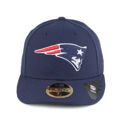 New Era 59FIFTY New England Patriots Baseball Cap - NFL Team Classic Low Crown - Navy