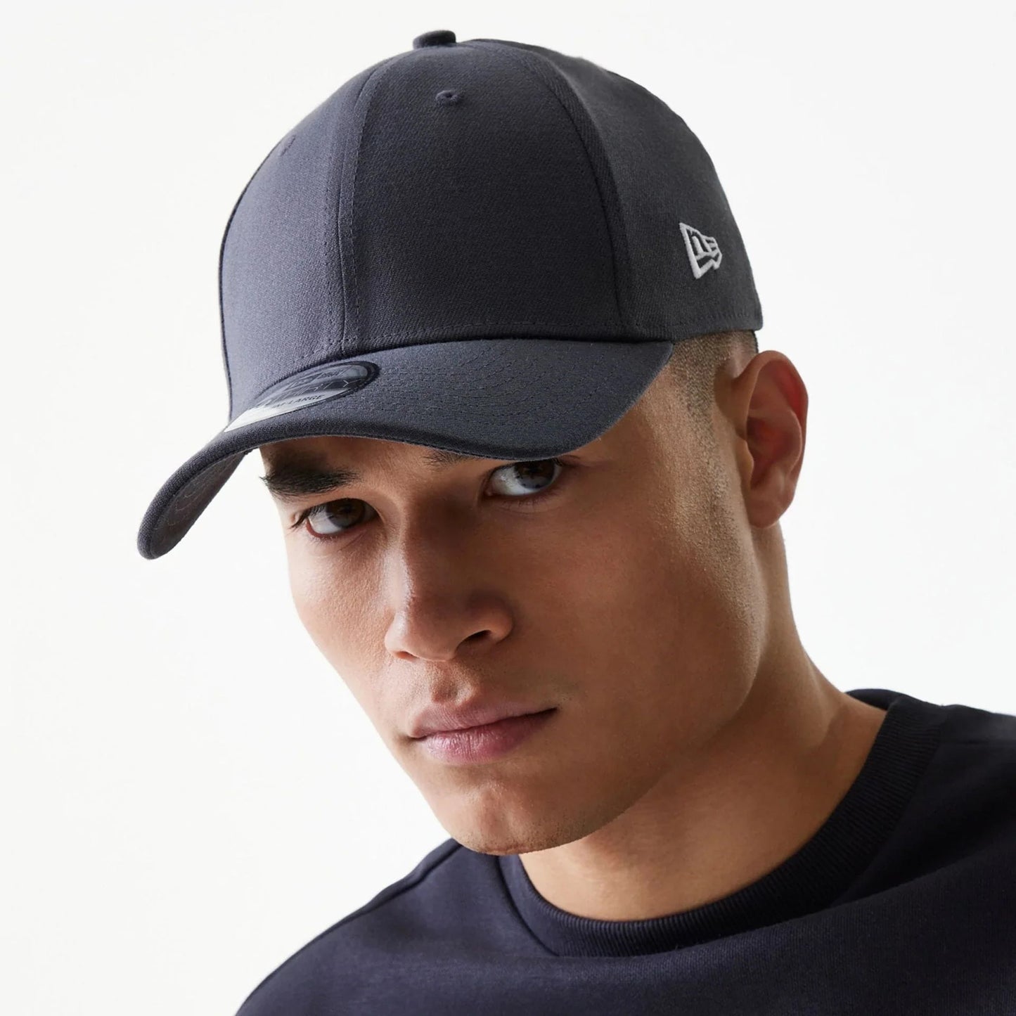 New Era 39THIRTY Blank Baseball Cap - Flag Collection - Charcoal