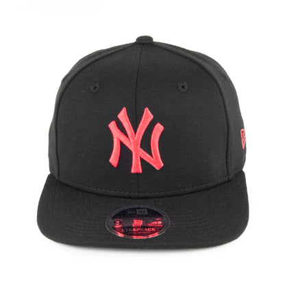 New Era 9FIFTY New York Yankees Strap Back Cap - Jersey Pop - Black