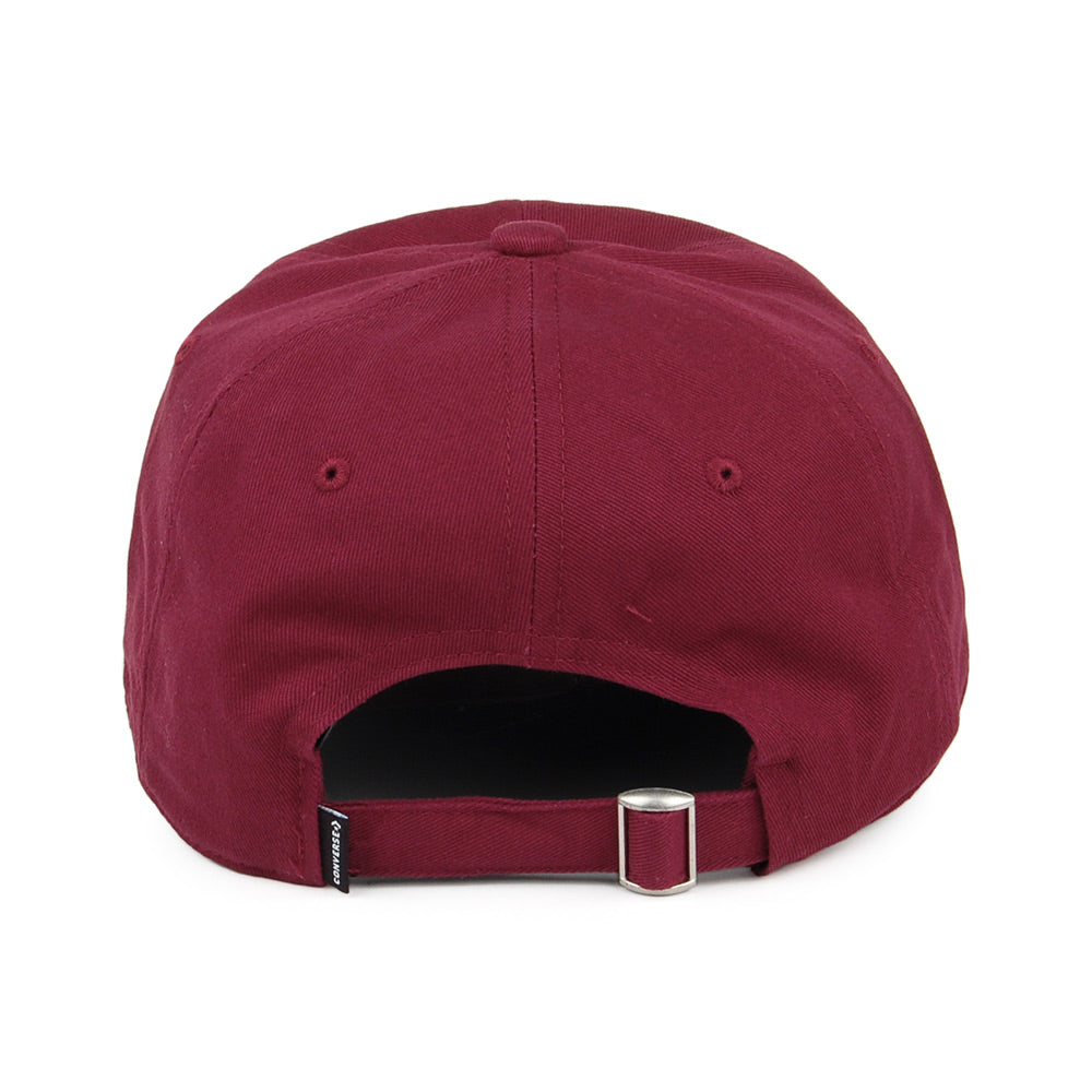 Converse Tip Off Cotton Baseball Cap - Wine