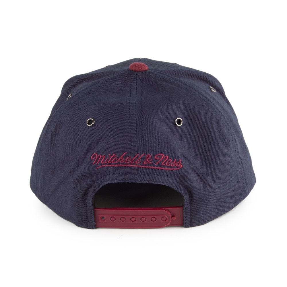 Mitchell & Ness Cleveland Cavaliers Snapback Cap - Terrain - Navy-Burgundy