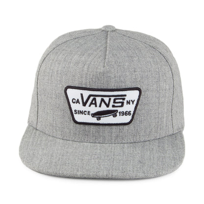 Vans Hats Full Patch Snapback Cap - Heather Grey
