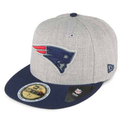 New Era 59FIFTY New England Patriots Baseball Cap - Reflective Heather - Grey-Navy