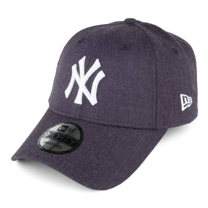 New Era 9FORTY New York Yankees Baseball Cap - Seasonal Heather - Navy