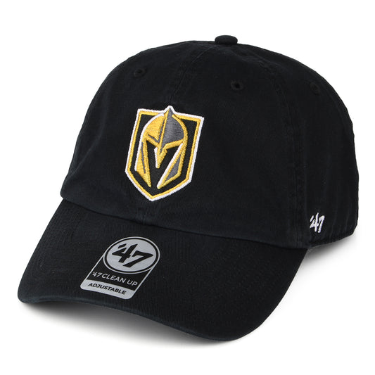 47 Brand Vegas Golden Knights Baseball Cap - NHL Clean Up - Black
