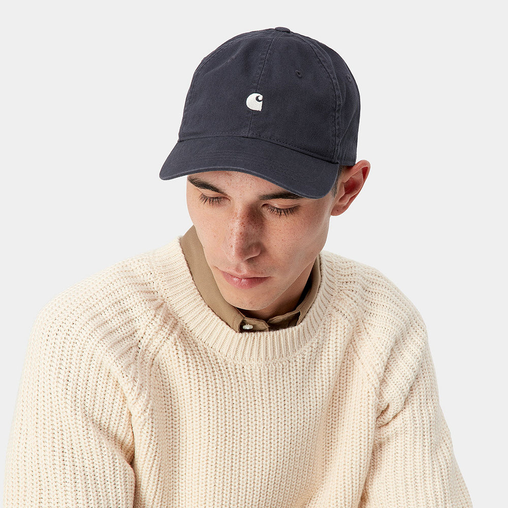 Carhartt WIP Hats Madison Logo Baseball Cap - Navy Blue