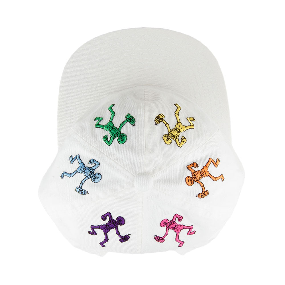 HUF Owsley 6 Panel Snapback Cap - White