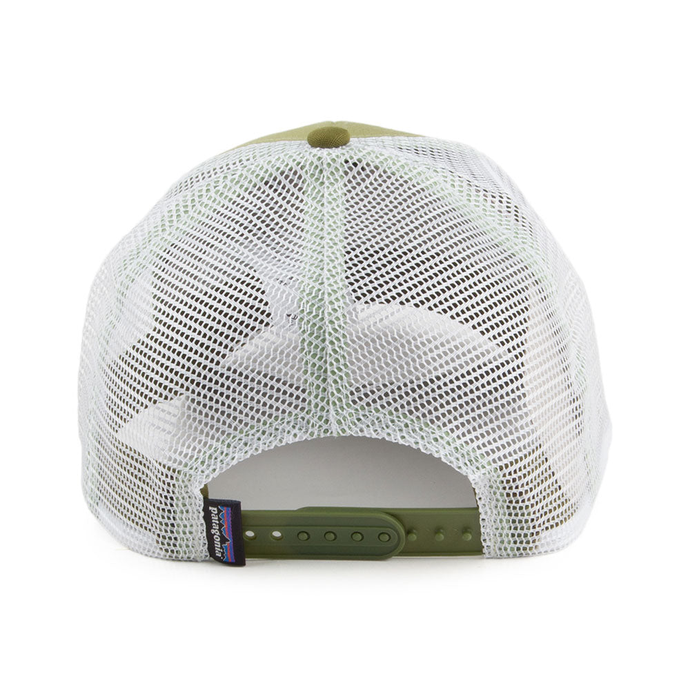 Patagonia Hats Shop Sticker Patch LoPro Trucker Cap - Green