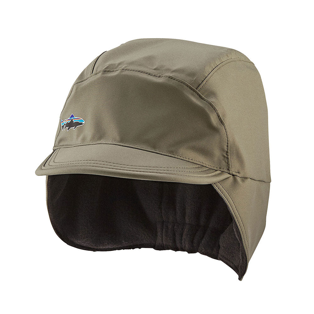 Patagonia Hats Water Resistant Shelled Synchilla Cap II - Olive